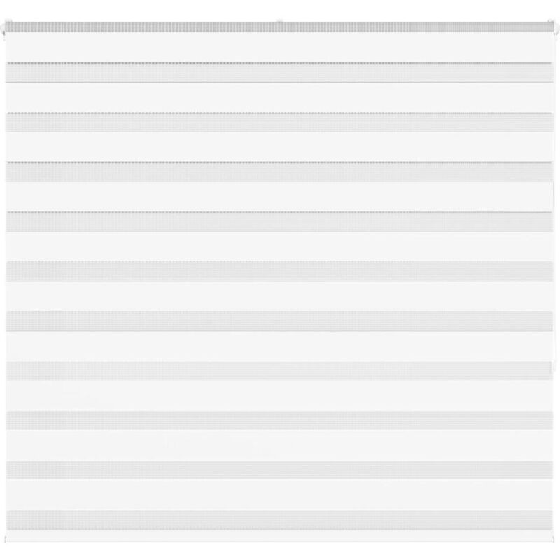 vidaXL Store zèbre blanc 155x150 cm largeur du tissu 150,9cm polyester