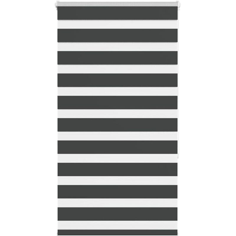 vidaXL Store zèbre noir 70x150 cm largeur du tissu 65,9 cm polyester
