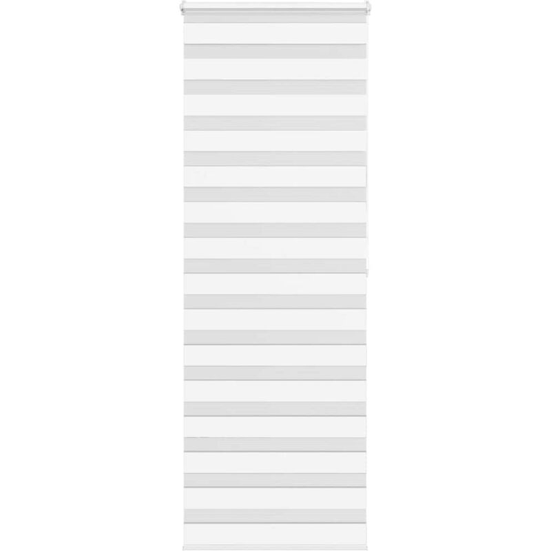 vidaXL Store zèbre blanc 80x200 cm largeur du tissu 75,9 cm polyester