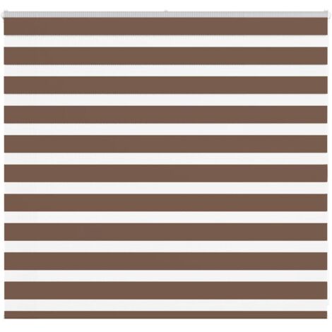 Store zèbre marron 160x100cm largeur du tissu 155,9cm polyester vidaXL