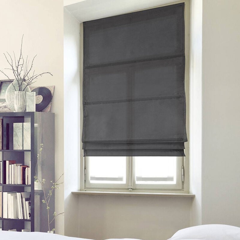 Madecostore - Store bateau tamisant panama à chaînette - gamme Must - Marron - L80 x H220cm