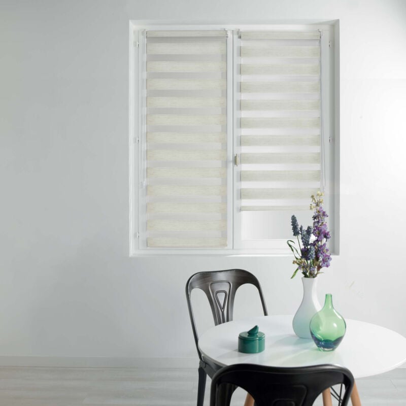 Homemaison - Store enrouleur jour et nuit 60 x 90 cm polyester daynight Lin