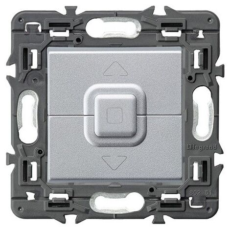 Stores interrupteurs VALENA NEXT 6A aluminium LEGRAND 741352