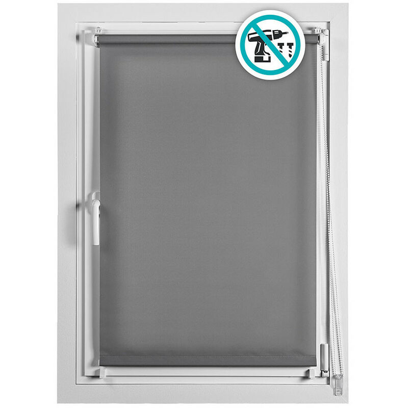 Stor Planet - Stores Roulants Clip & Fix 75X180Cm Gris Asphalte