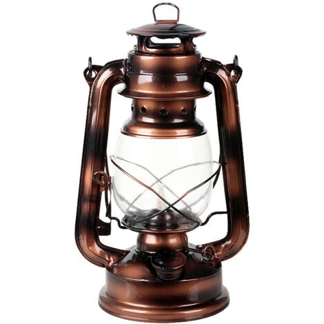 Storm Lamp—Retro Portable Camping Gas Lamp Mood Lamp Outdoor Horse Lantern Kerosene-24x15x11.3cm