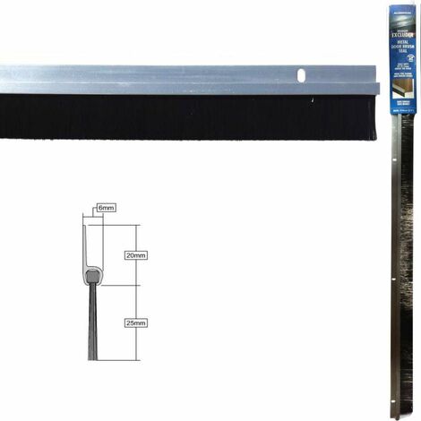 6X Paraspifferi per sottoporta 93cm Guarnizioni per porte Tagliabile  Protezione dal rumore Isolamento termico nero