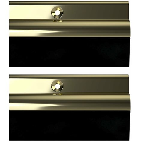 Stormguard 03 AM0050914G Bds parte inferiore della porta gomma paraspifferi Seal, oro, 914 mm, set di 2 pezzi