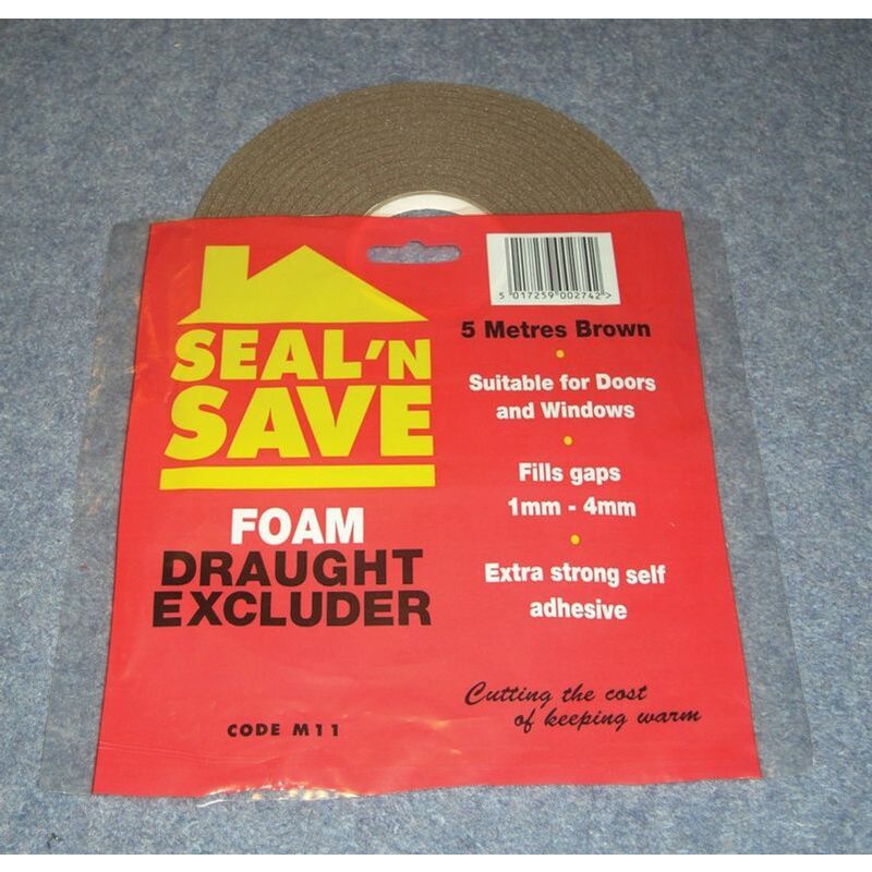 Seal N Save Foam - 5m M11 Brown - 050M011005MB - Stormguard