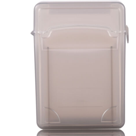 Stoßfestes 2,5-Zoll-Schutzgehäuse für HDD/SSD – Antistatisches Aufbewahrungsgehäuse, Grau