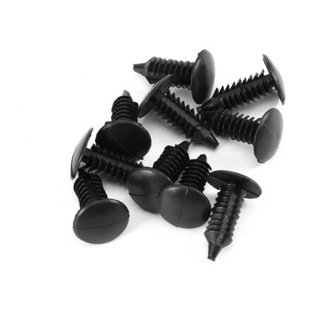 Stoßstangenbefestigungen – 100er-Packung, schwarze Nylonnieten