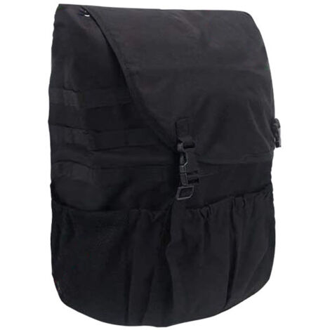 [Stoßstangentasche] Ersatzreifen- und Werkzeugtasche  Praktischer Organizer  Mehrere Außentaschen  Tragkraft: 22,7 kg  600D Oxford-Gewebe  Schwarz
