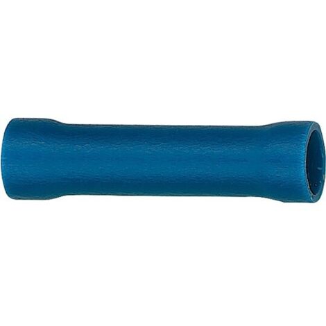 Stoßverbinder 100 Stück, isoliert, blau - 2,5 mm²
