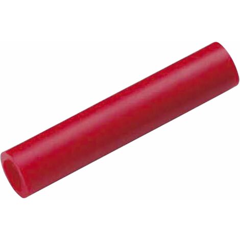 Stoßverbinder 1mm² isoliert rot
