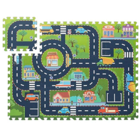 Strada del tappetino puzzle