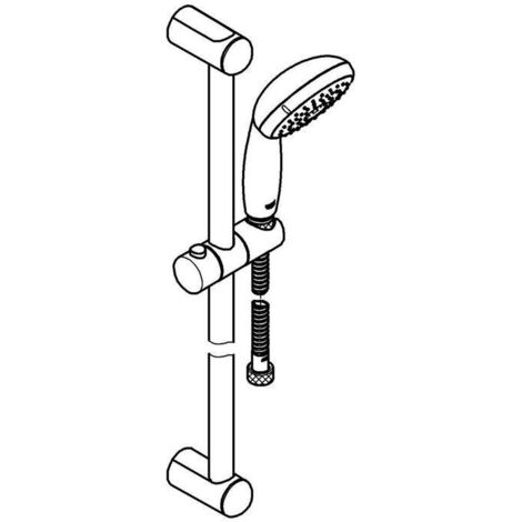 Strahl-Duschstangenset 3 aus verchromtem Messing - Grohe Tempesta 100