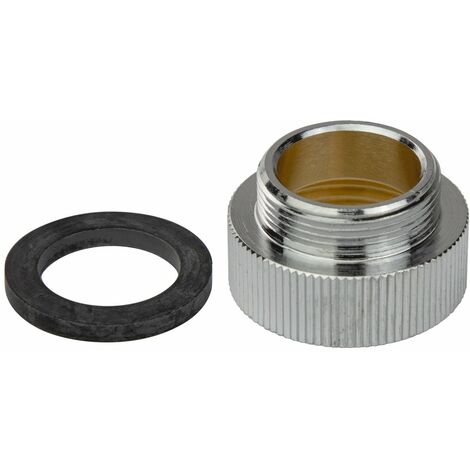 Strahlreglerübergang M22/1 AG x 3/4" IG Adapter Armatur Wasserhahn