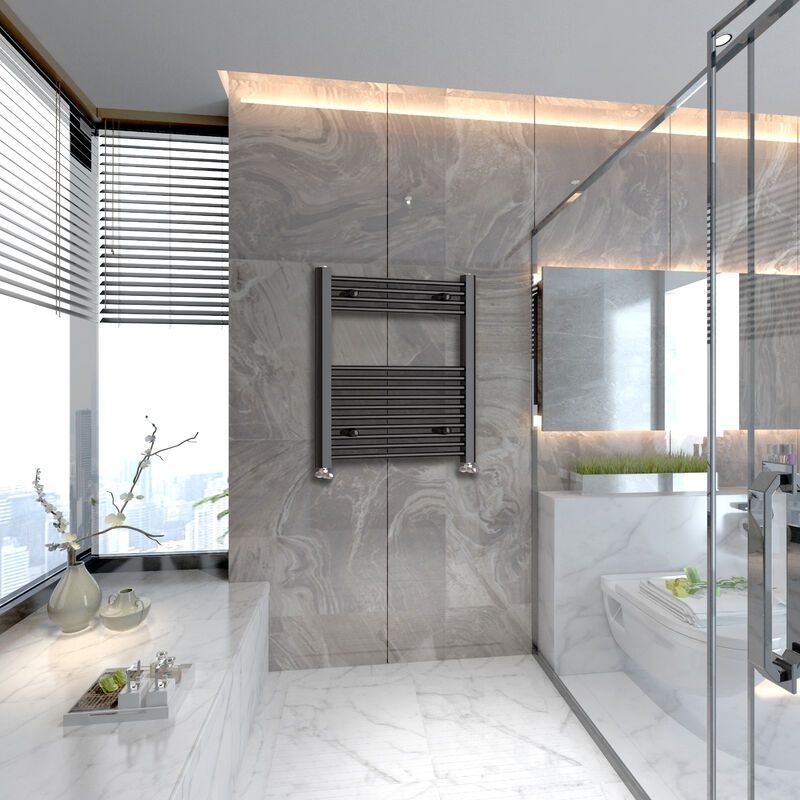 Image of Biubiubath - Black Straight Bathroom Towel&hellip;