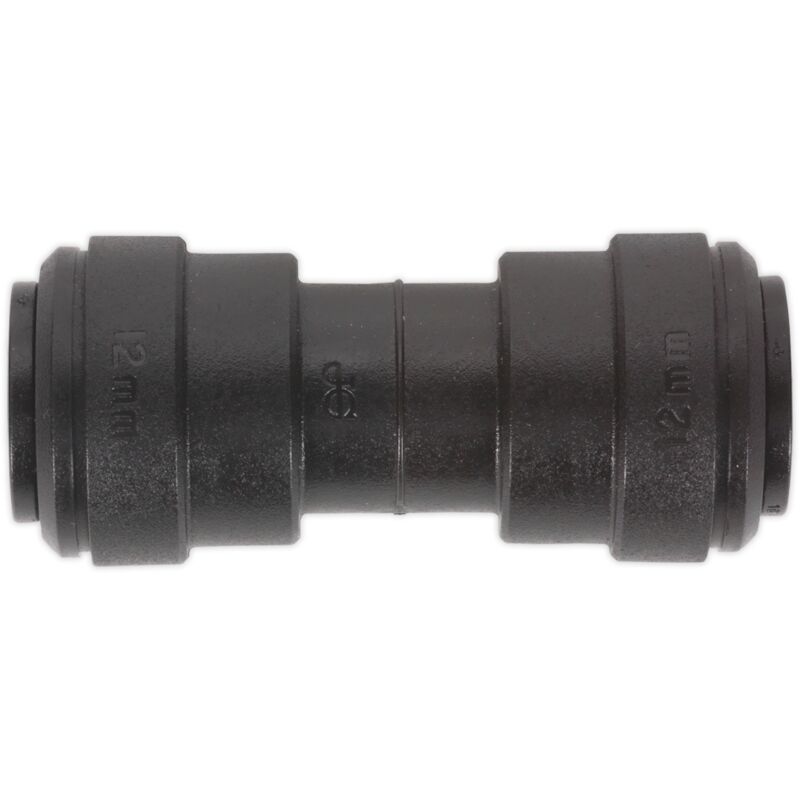 Sealey - JGCS12 John Guest® Speedfit® Straight Coupling 12mm - Pack of 5