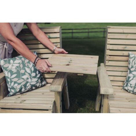 Straight Tray For Connecting Companion Set Seating - Timber - L380 x W460 x H4 cm - NB Tray only