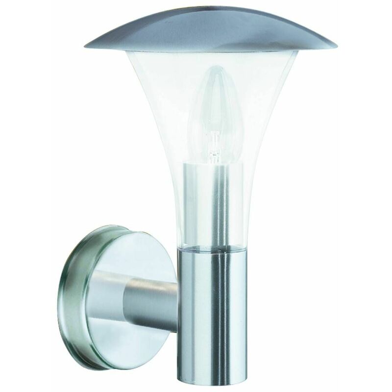 03-searchlight - Strand wall lamp, in stainless steel and polycarbonate