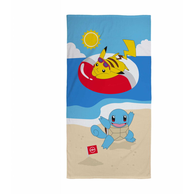 Nintendo - Baumwollhandtuch 70x140 Pokémon-urlaub