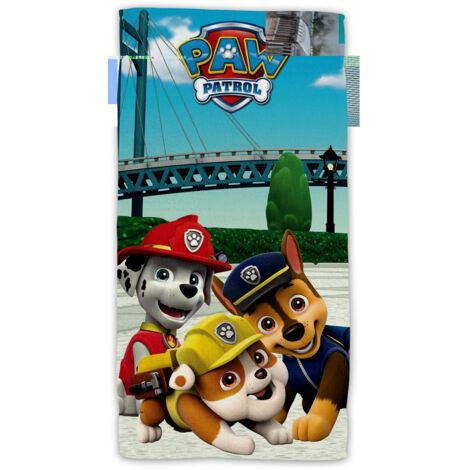 Strandtuch 70x140 Paw Patrol Paw Chase Marshall Rubble Baumwolle 4390