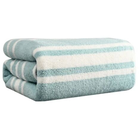 Strandtuch, luxuriöses Baumwoll-Badetuch-Set – Ultraweich, flauschig, dick, saugfähig, schnelltrocknend – Ideal für Zuhause, Fitnessstudio, Pool, Yoga