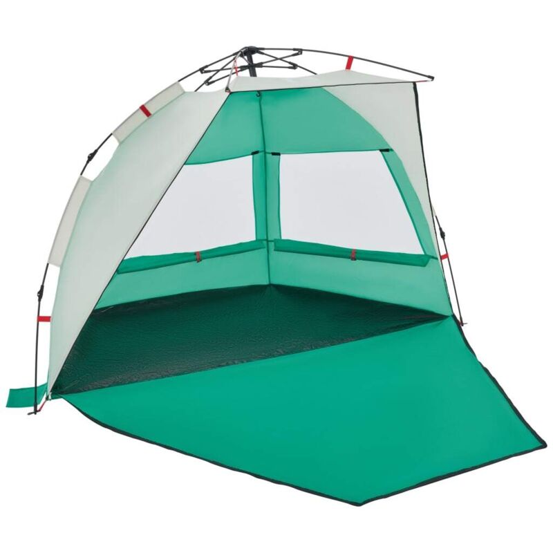 Strandzelt 2 Personen Seegrün Quick Release Wasserdicht - Vidaxl