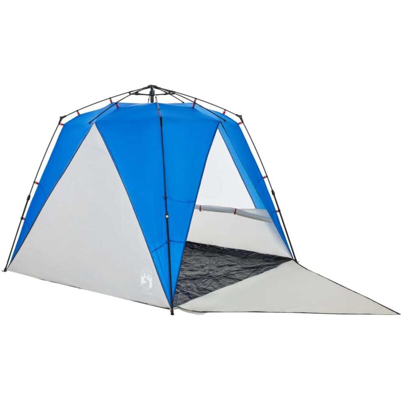 Vidaxl - Strandzelt 4 Personen Azurblau Quick Release Wasserdicht