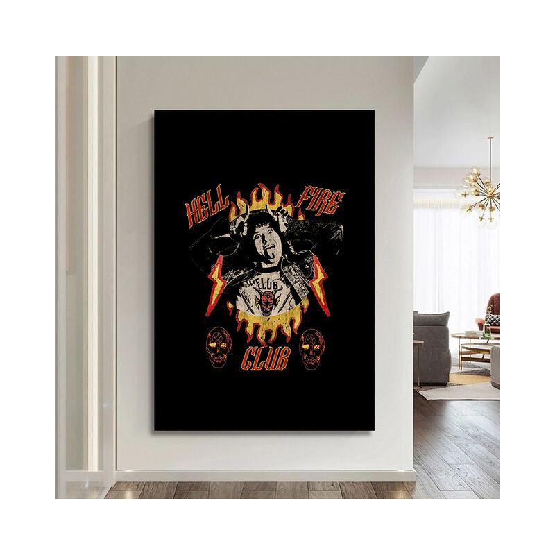 Stranger Things Eddie Munson Anime poster