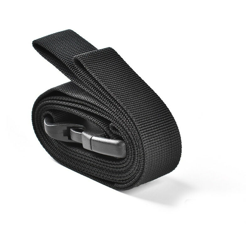 Strap handle. Goods bundled. black.