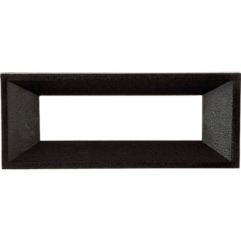 Strapubox AR 4 A Frontrahmen Schwarz Passend für (Display): LC-Display 4-stellig Kunststoff