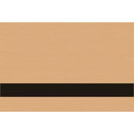Stratifié de gravure intérieure brossé marron/noir 0,8 mm LZ-9346-008D