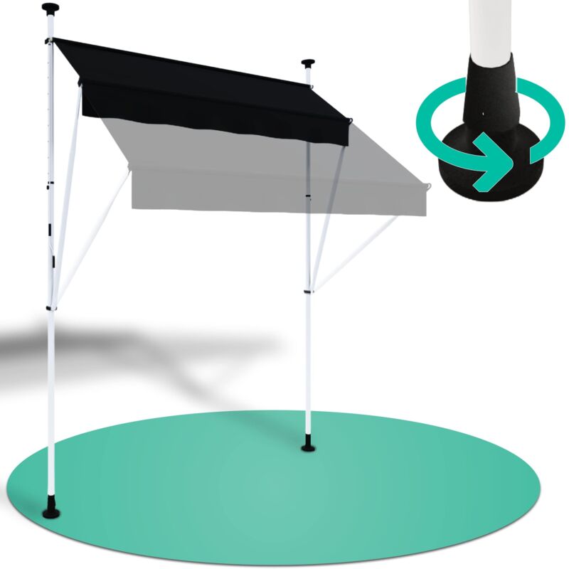 Auvent Rétractable / Manuel en différentes Tailles et Couleurs - Strattore