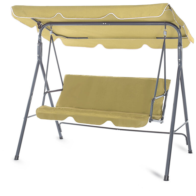 Strattore Balancelle Hollywood 170 x 115 x 153 cm Balançoire Swing de jardin - Olive