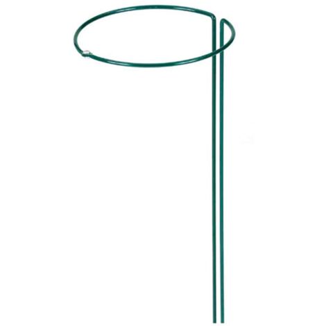 Strauchstütze 70 cm/6 mm, vollrund verstellbar, grün lackiert