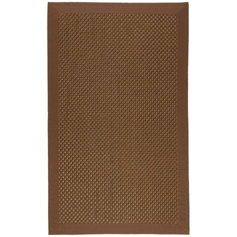 STRAW - Tapis tressé pour intérieur et extérieur marron 160x230