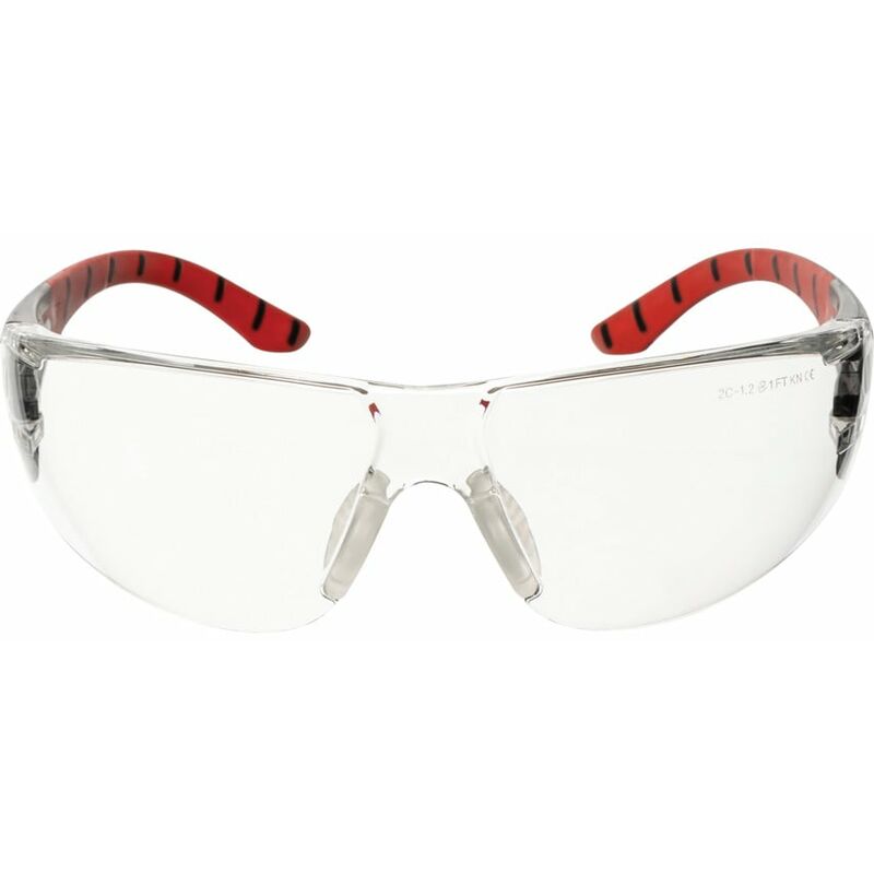 Stream red safety glasses clearlens - Riley