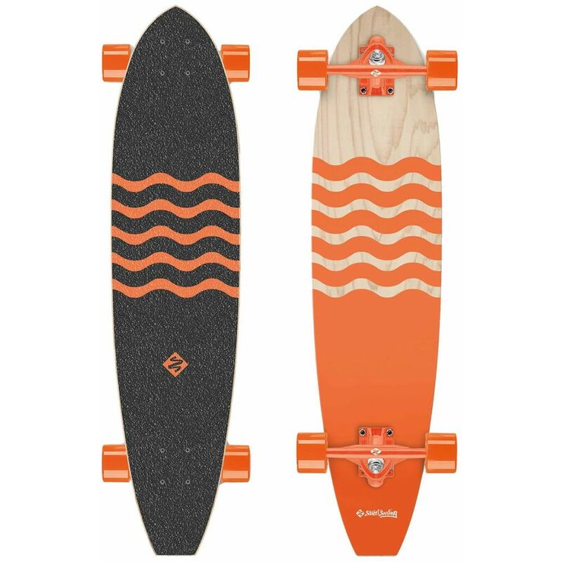 

Monopatín largo Kicktail Out 91 cm 06-14-001-2 - Naranja - Street Surfing