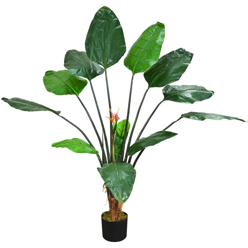 Decovego - Strelitzia Plante Artificielle Artificiel avec Pot 145cm