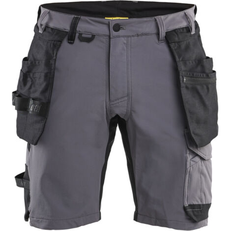 Stretch-Arbeitshose 4D 1702 - Mittelgrau/Schwarz M - FR(44) - SE(C50) - Standards