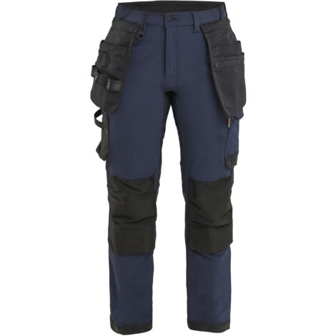 Stretch-Arbeitshose Damen 4D 7121 - Dunkel Marine/Schwarz 2XL - FR(50) - SE(C48) - Standards