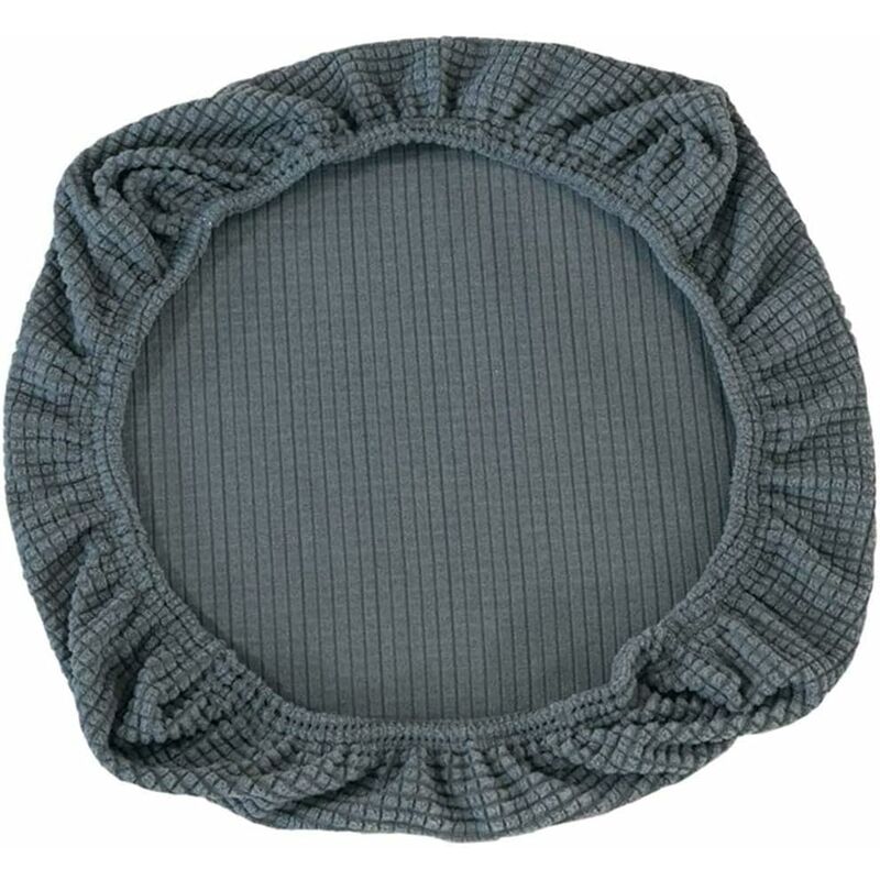 Stretch Chair Cover For Office Swivel Chair Swivel Chair Chair Seat Cover (Dark Grey, 150-190Cm) Groofoo