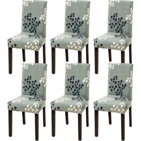 Stretch Chair Cover Set of 4 or 6, Universal Removable Washable Durable Dining Chair Protector Cover for Home Hotel Restaurant Party Banquet Kitchen Decoration