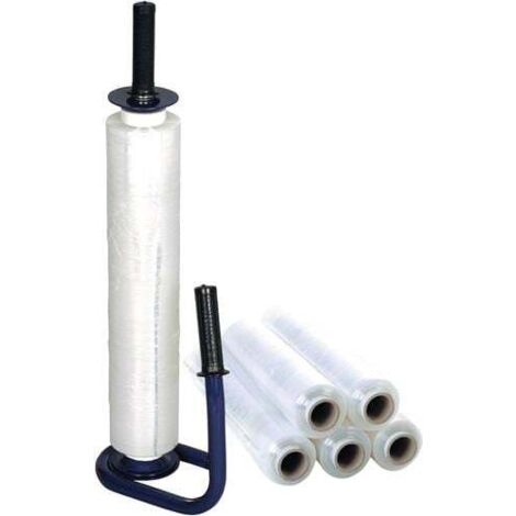 Stretchfolienset Standard L300 m x B450 mm 20 µm transparent -