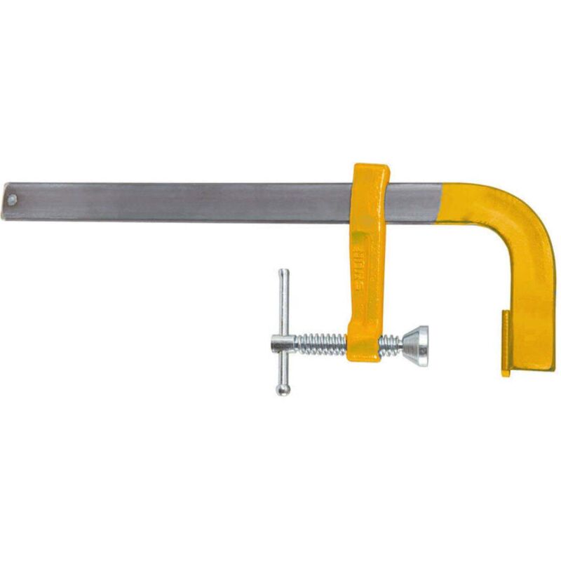 Strettoio per falegname in acciaio di alta qualità con rondella inclinabile e rotante -30 cm