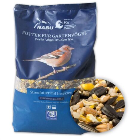 Streufutter mit Insekten 1 kg Vogelfutter