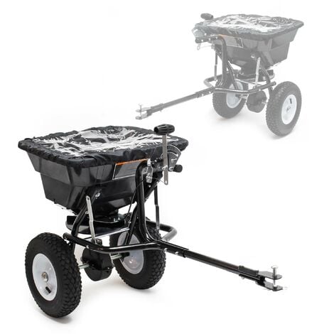 Streuwagen GT1507 mit 29L Kapazität für Dünger, Saatgut, Streusalz u. Sand gleichmäßiges Streuen