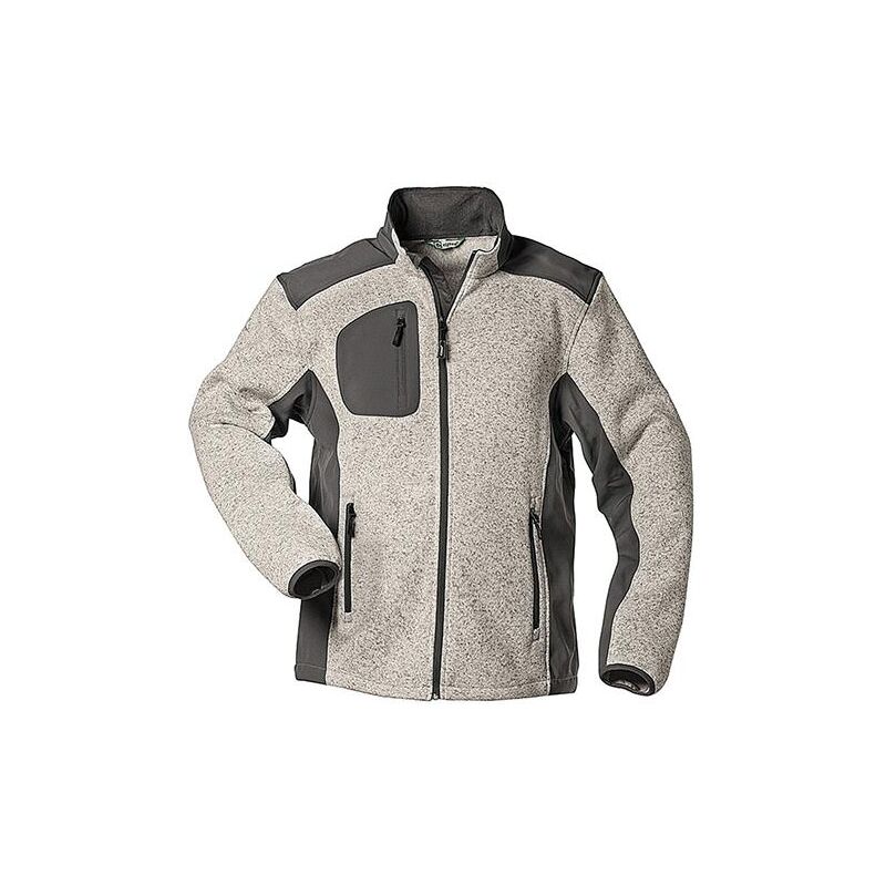 Strickjacke Linz, Gr. s, hellgrau/grau