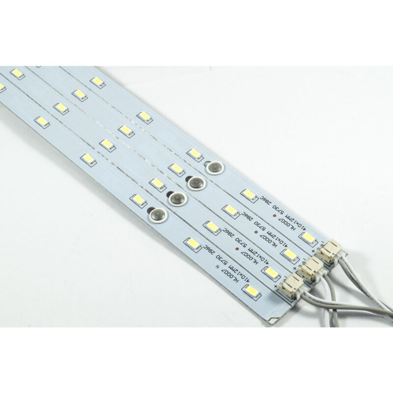 Kit De Bande Led Rigide Barre Magnétique Plafonnier Lampe Néon Bande Lumineuse -41 Cm -